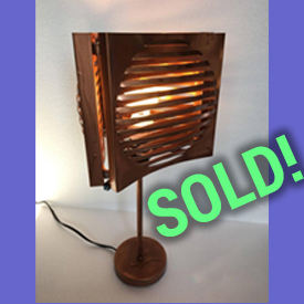 Rustic Industrial Table Lamp by APB