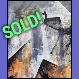 'Scape III' acrylic on canvas by APB