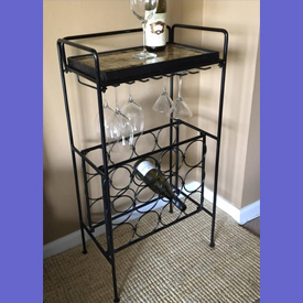 Drunken Tiles Wine Rack Bar by APB