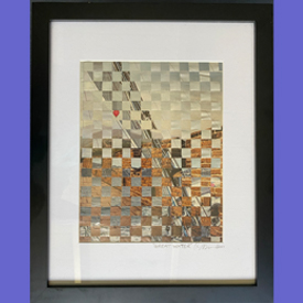 'Great Wall' Paper Collage by APB