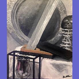 'Valience Squared' Acrylic on Canvas by APB