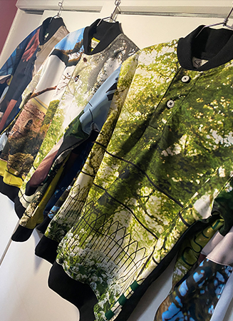 Silk Calligraphy Scarf by APB